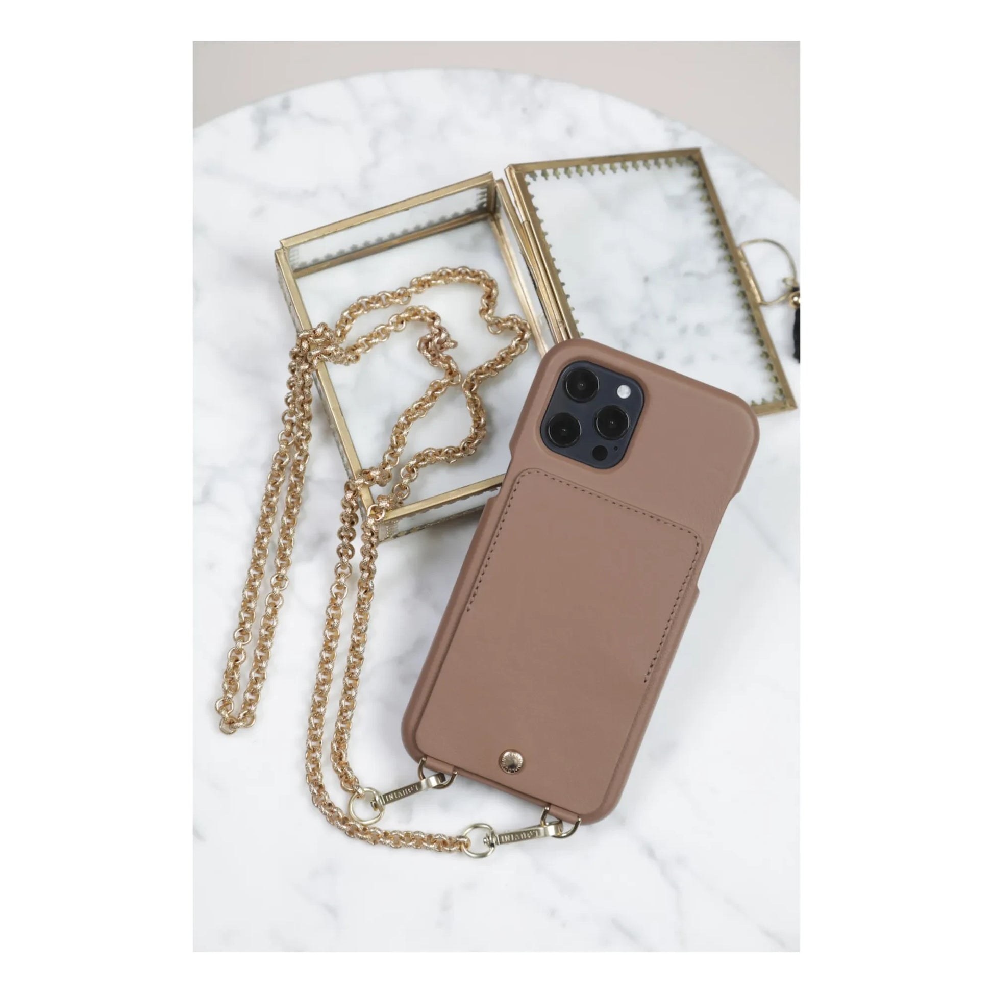 Louvini - Lou Leather iPhone Case | Camel
