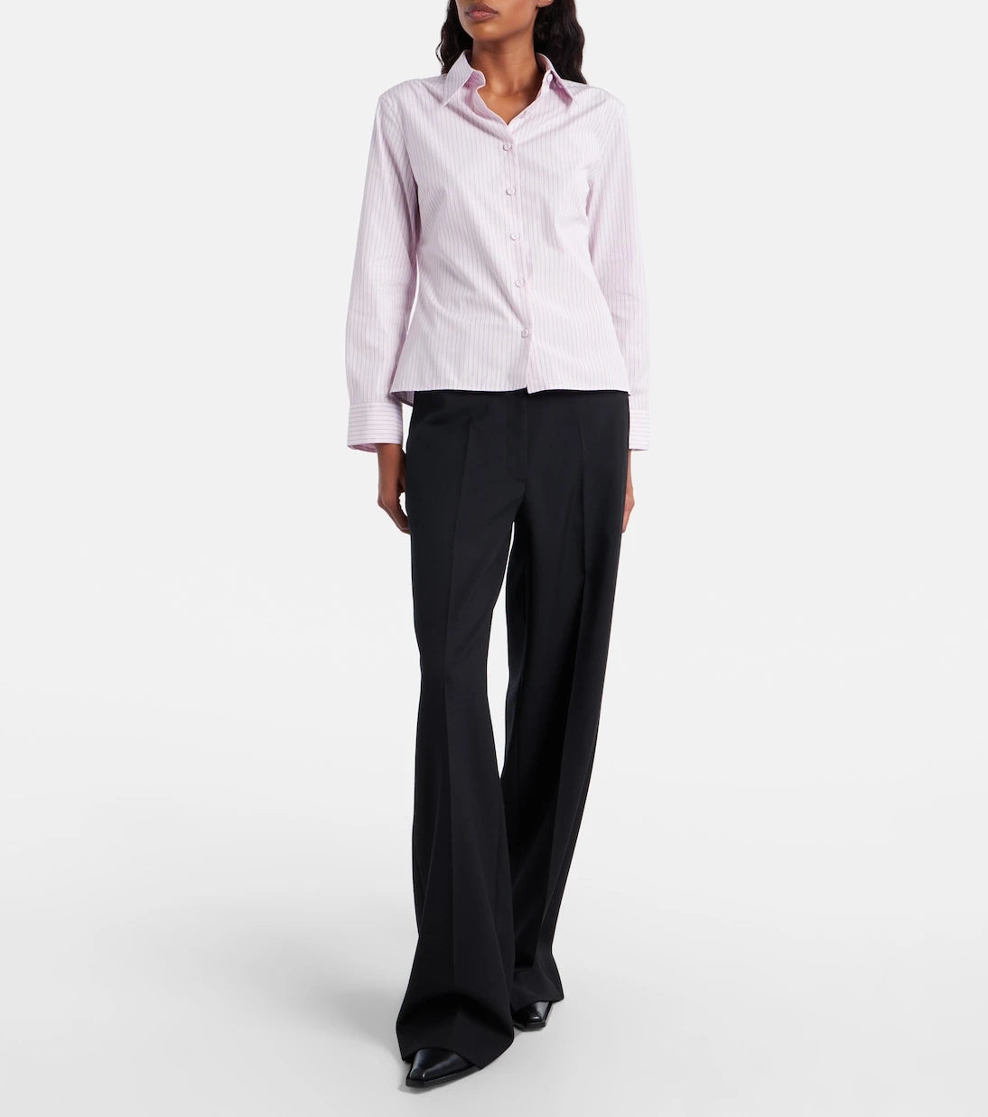 Calvin Klein Collection - Pinstripe cotton poplin shirt