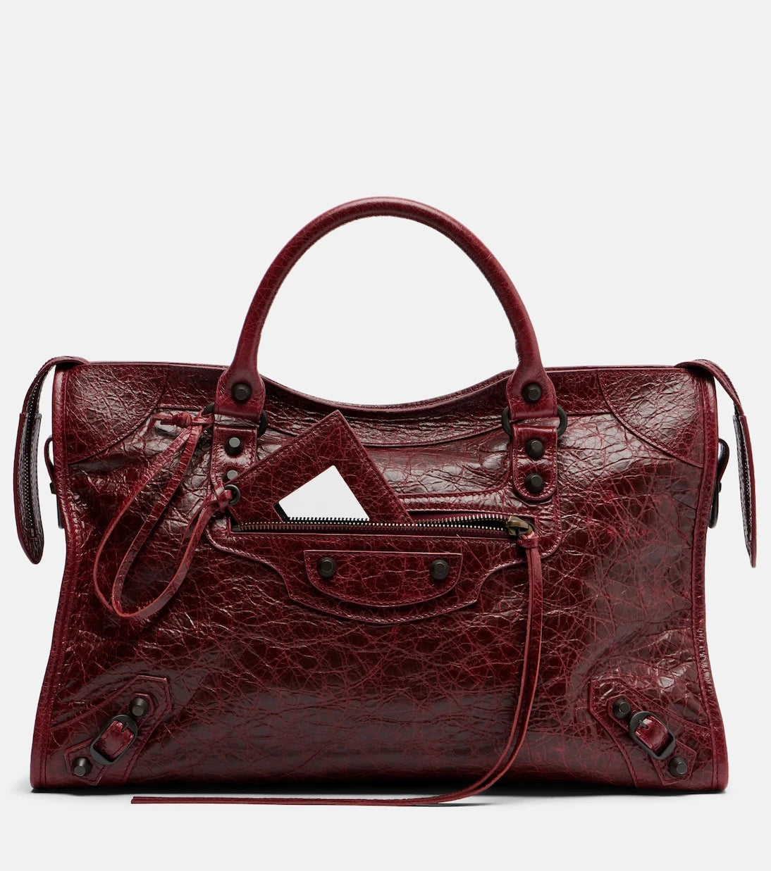 Balenciaga - Le City Medium leather top-handle bag