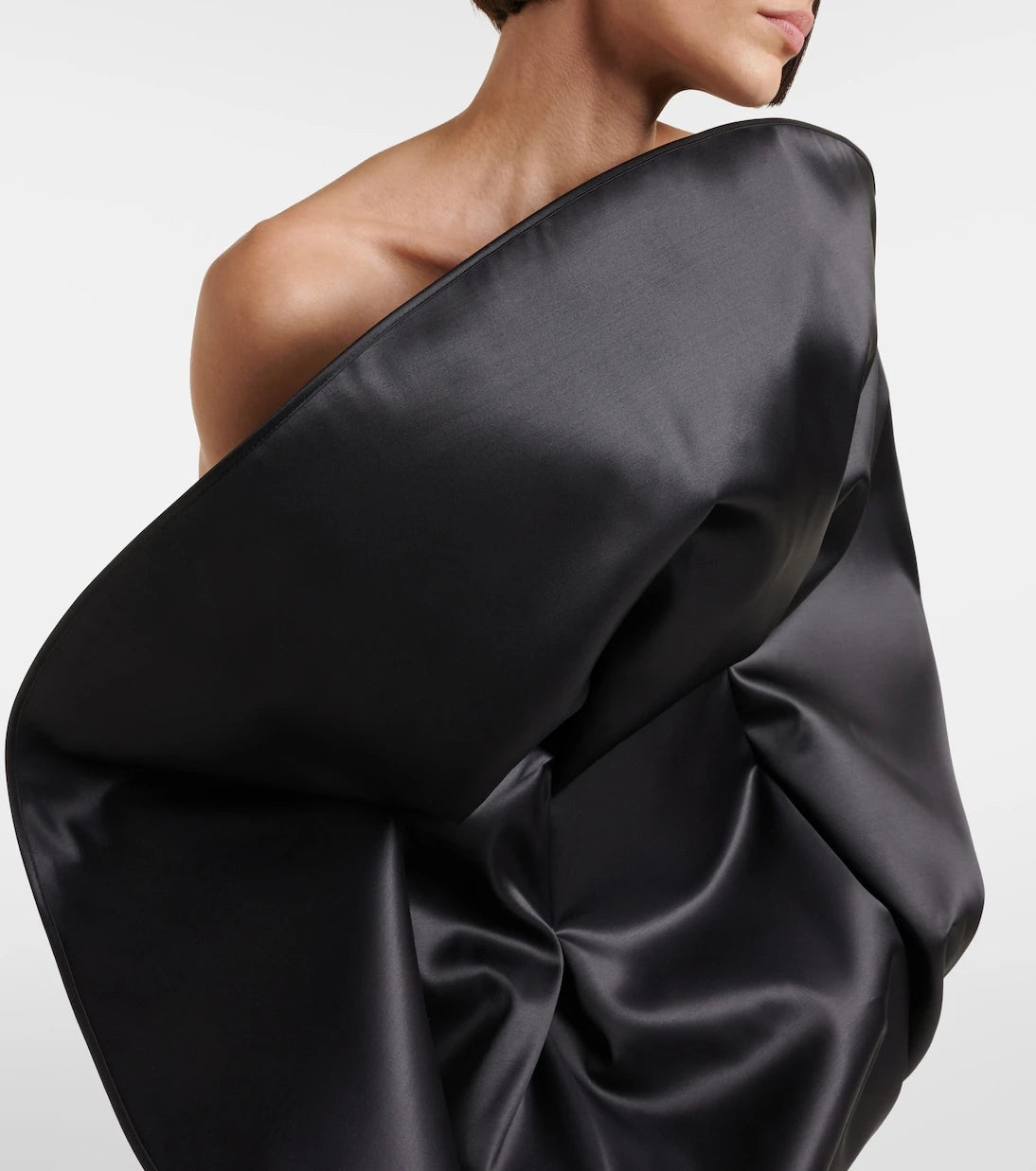 Magda Butrym - Ruffled wool and silk organza minidress