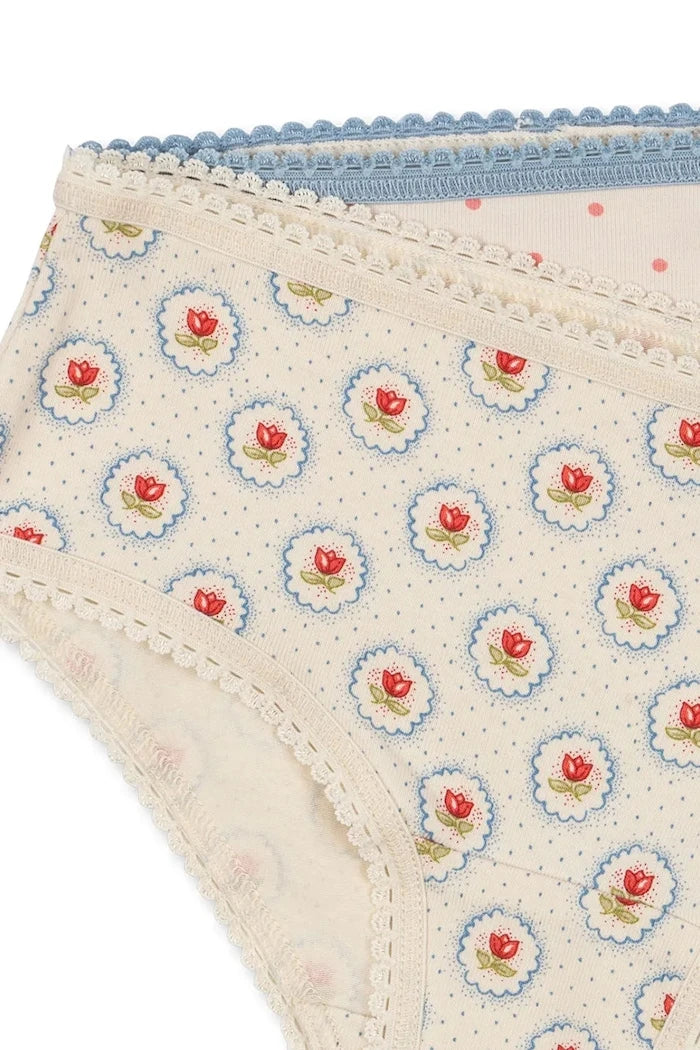 Детски бикини Konges Sløjd BASIC GIRL UNDERPANTS GOTS (2 броя)
