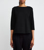 Weekend Max Mara Black Stretch-Cotton T-Shirt