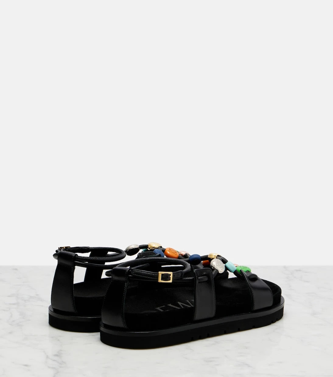 Loewe - Paula's Ibiza Pebble Beads leather sandals