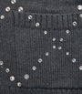 Maje Black Studded Cardigan