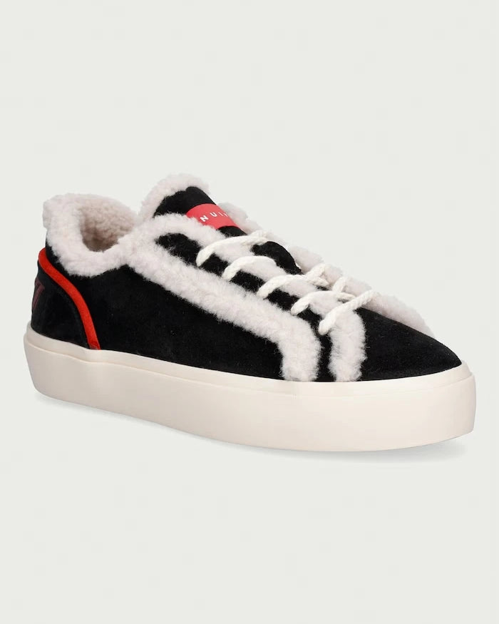 Inuikii Lila Shearling Lace Up Kadın Süet Sneaker