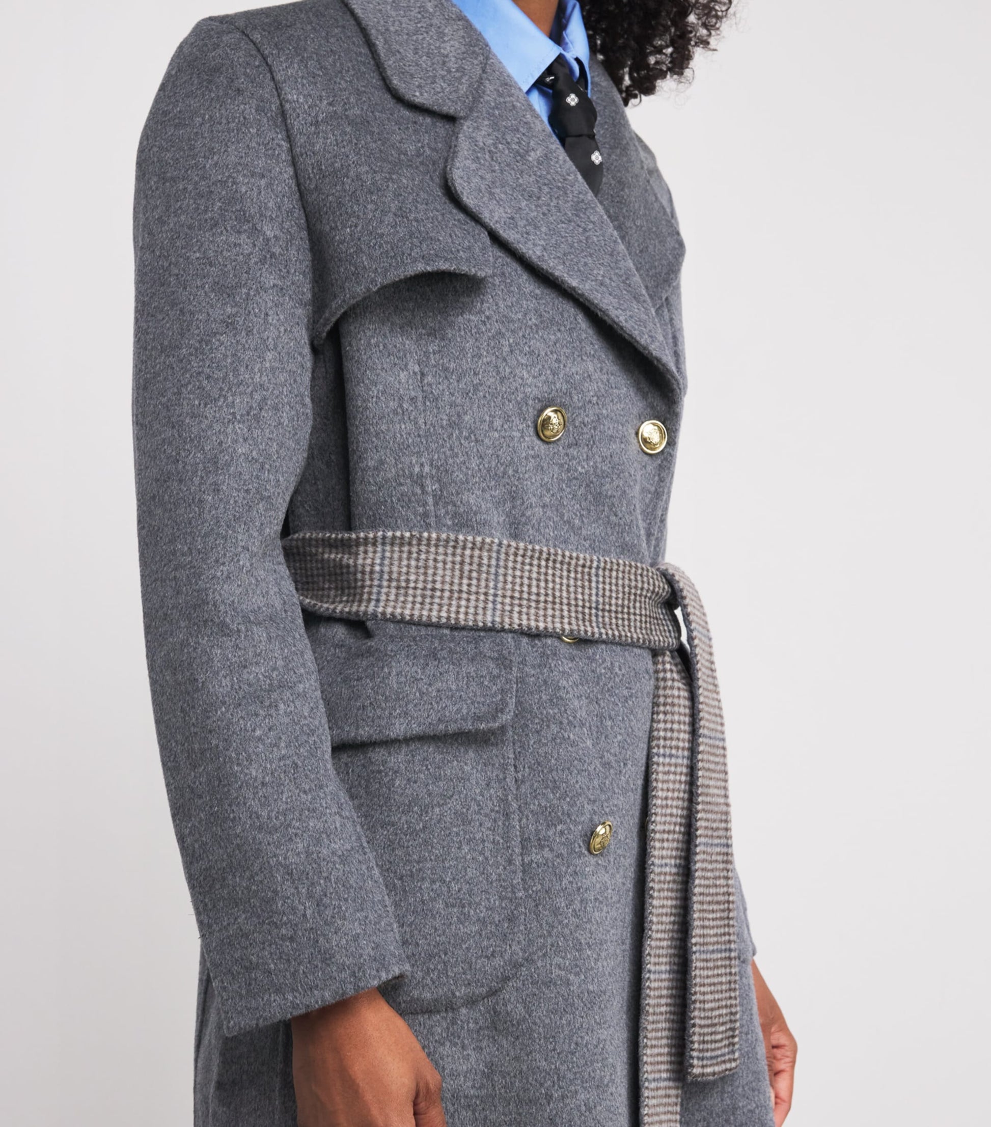 Wool-Blend Double-Faced Coat