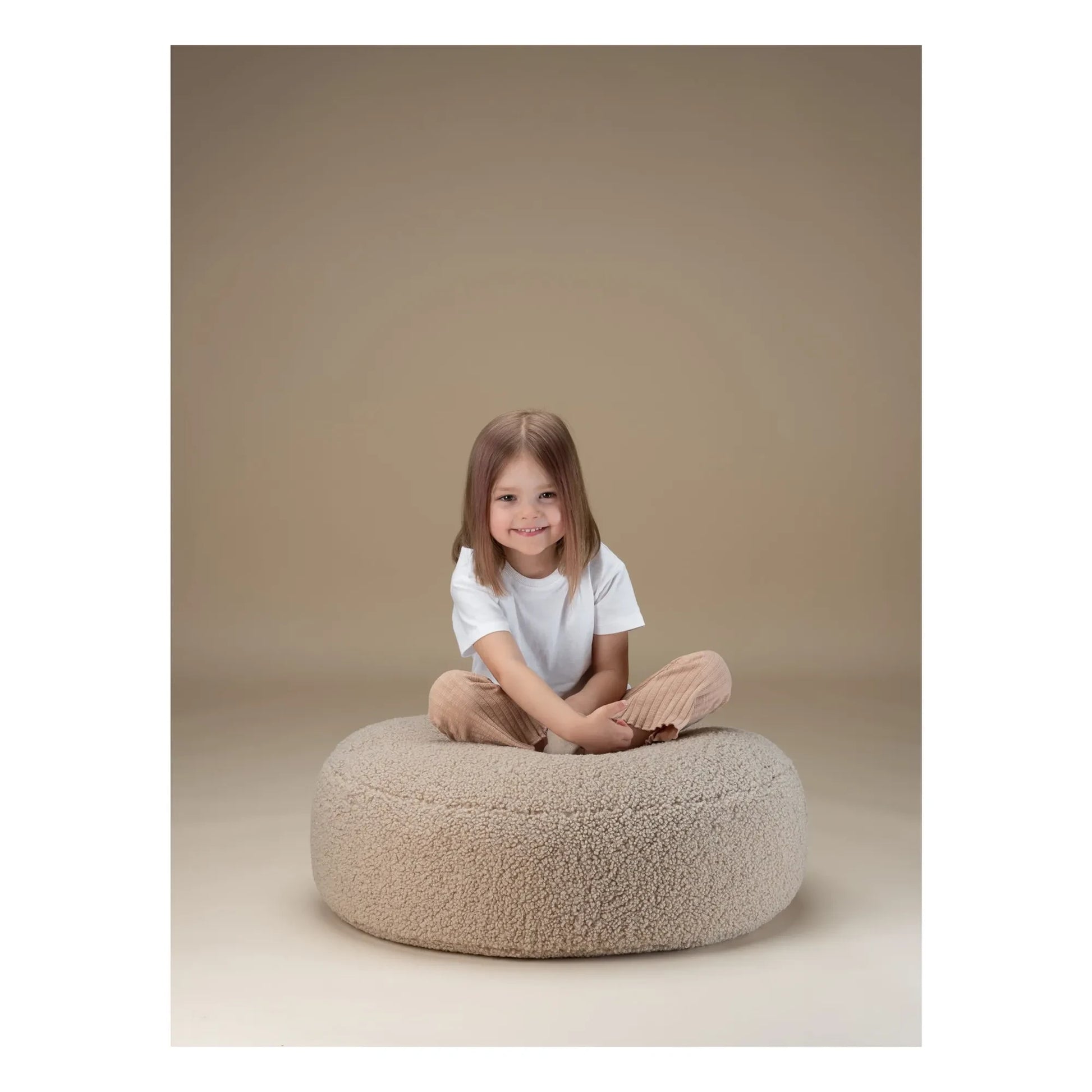 Wigiwama - Teddy pouffe | Beige