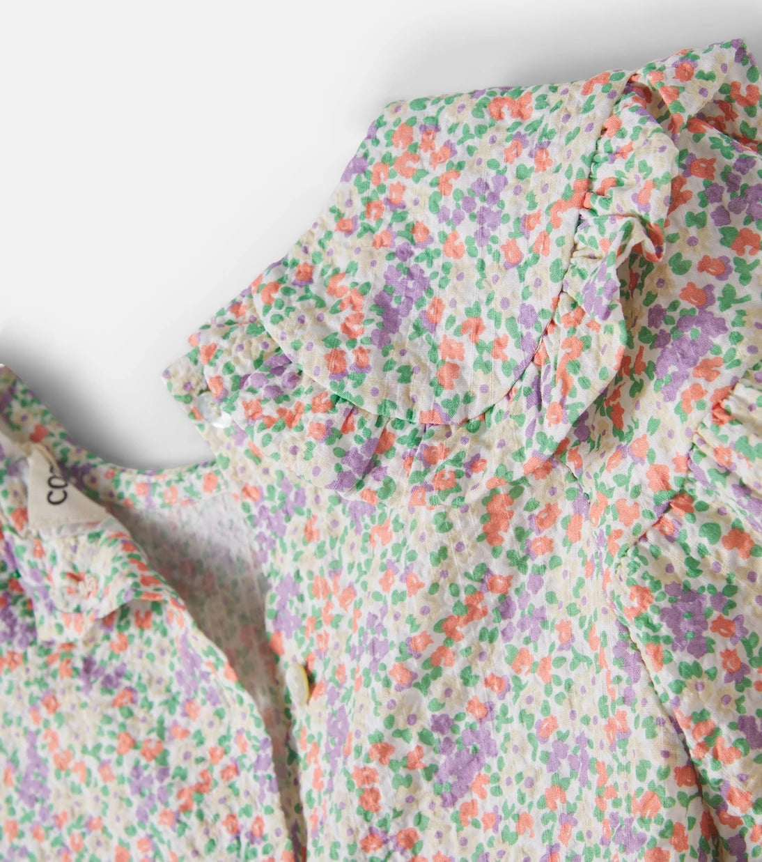 Cozmo - Clove floral cotton dress