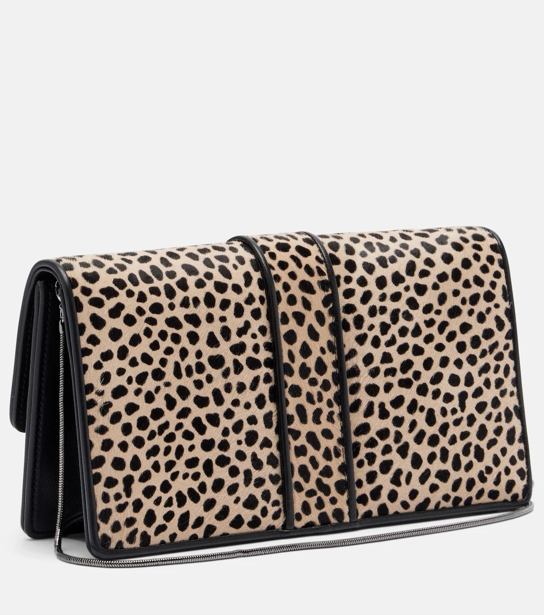 Manolo Blahnik - Capri embellished calf hair clutch