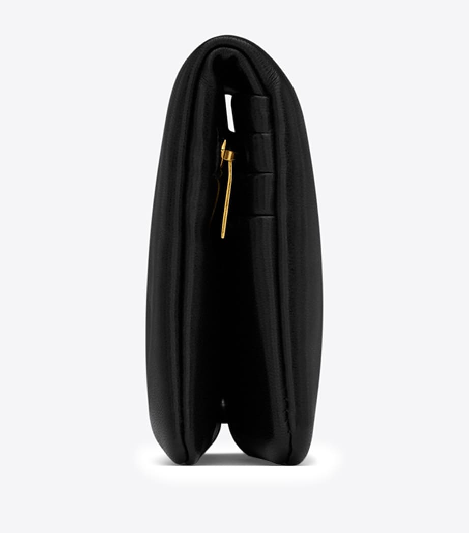 Black Leather Calypso Purse