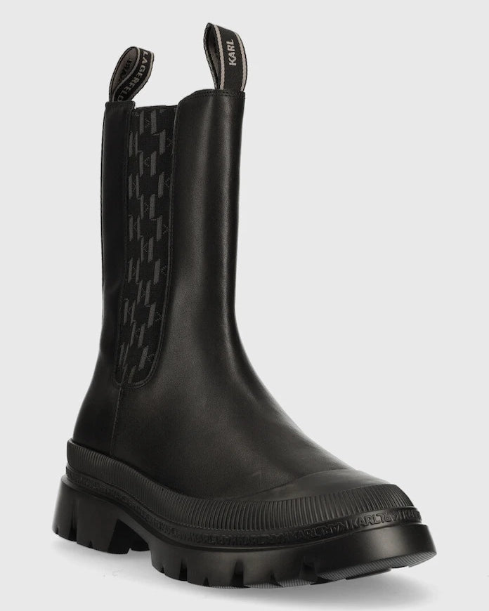 Кожени боти челси Karl Lagerfeld Trekka Mens