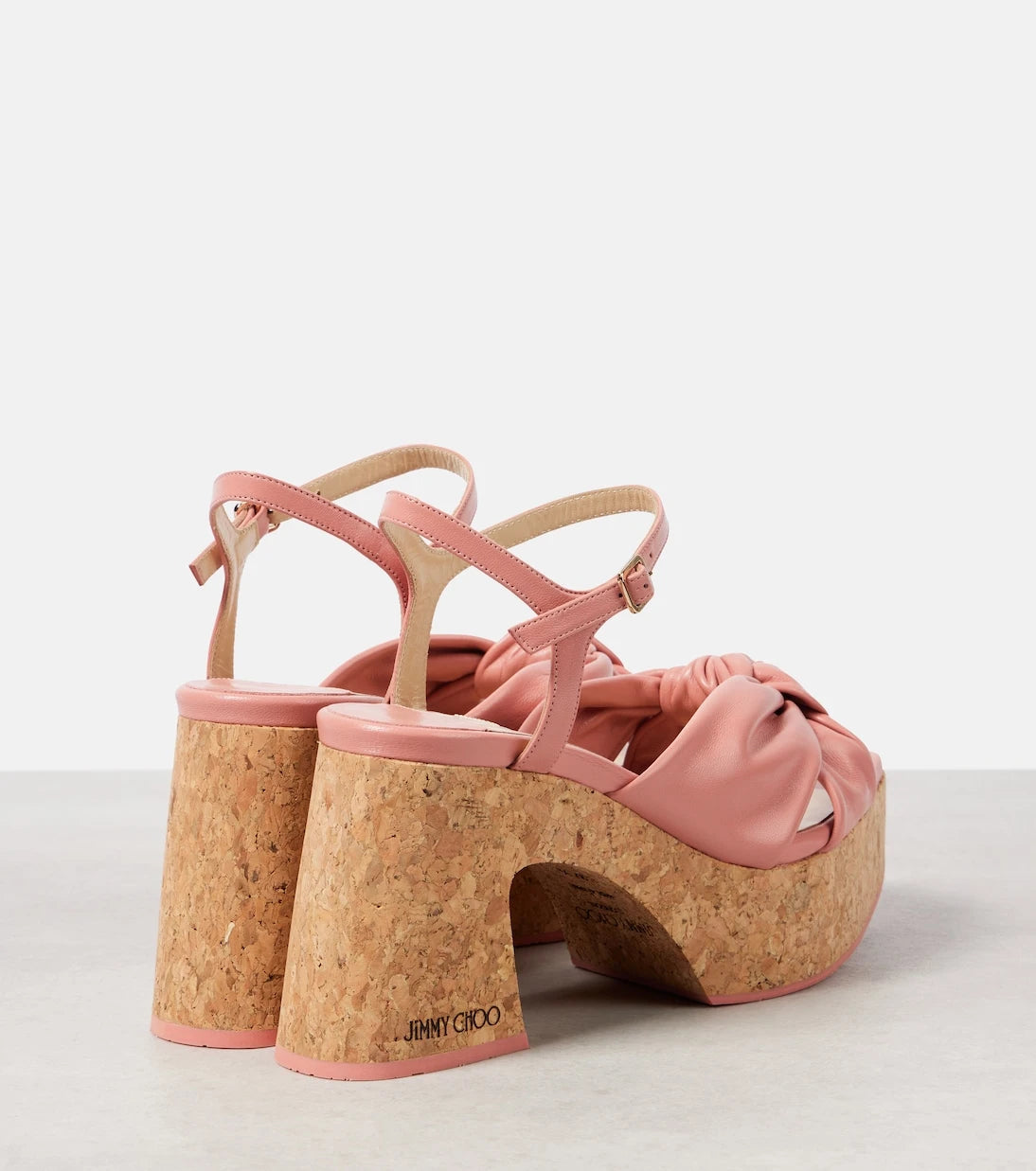Jimmy Choo - Heloise 95 leather platform sandals