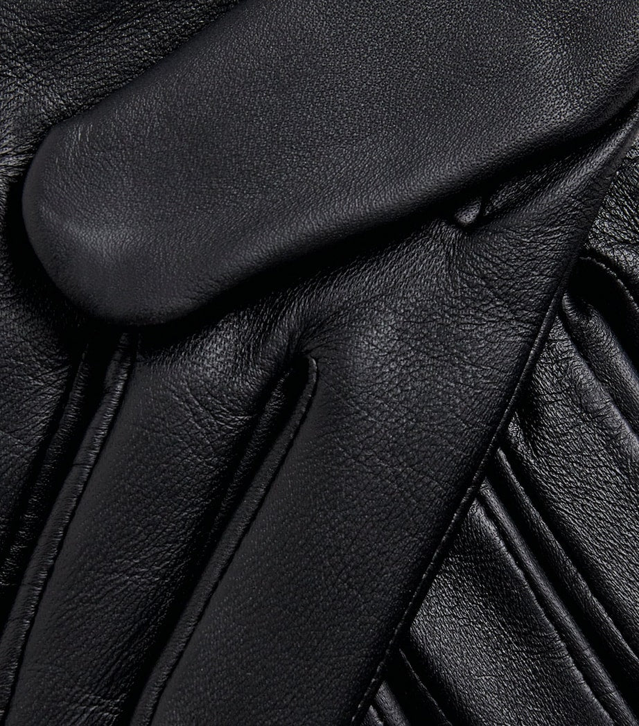 Leather Cashmere-Lined Abercairney Gloves
