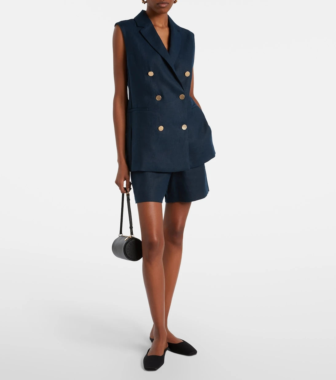 'S Max Mara - Party linen shorts