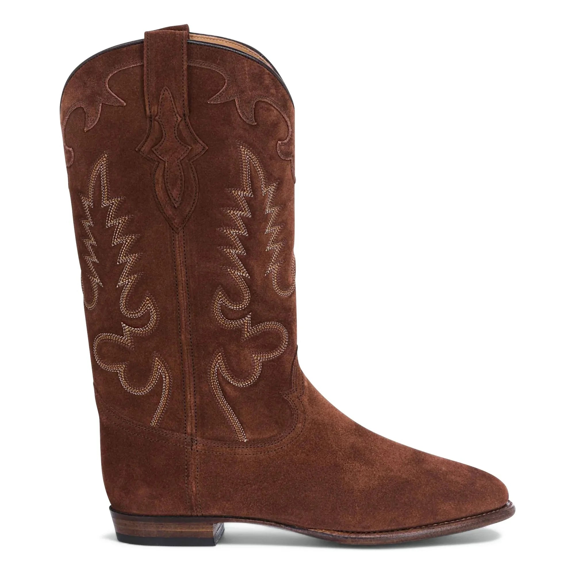 Shiloh Heritage - Midnight Suede Boots | Terracotta
