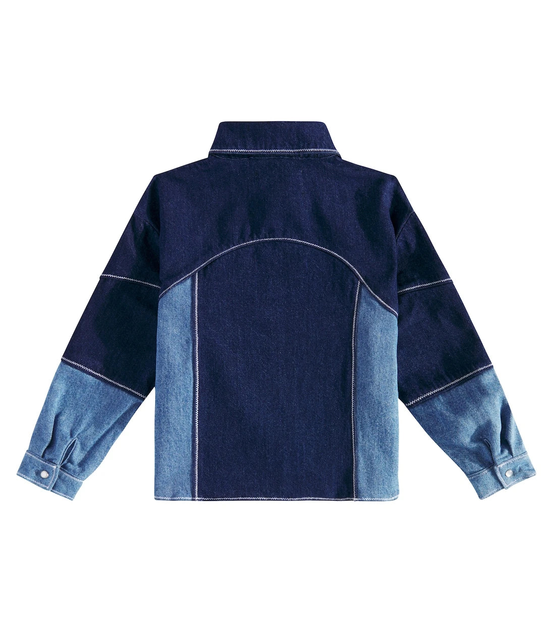 The New Society - Danubio embroidered denim shirt