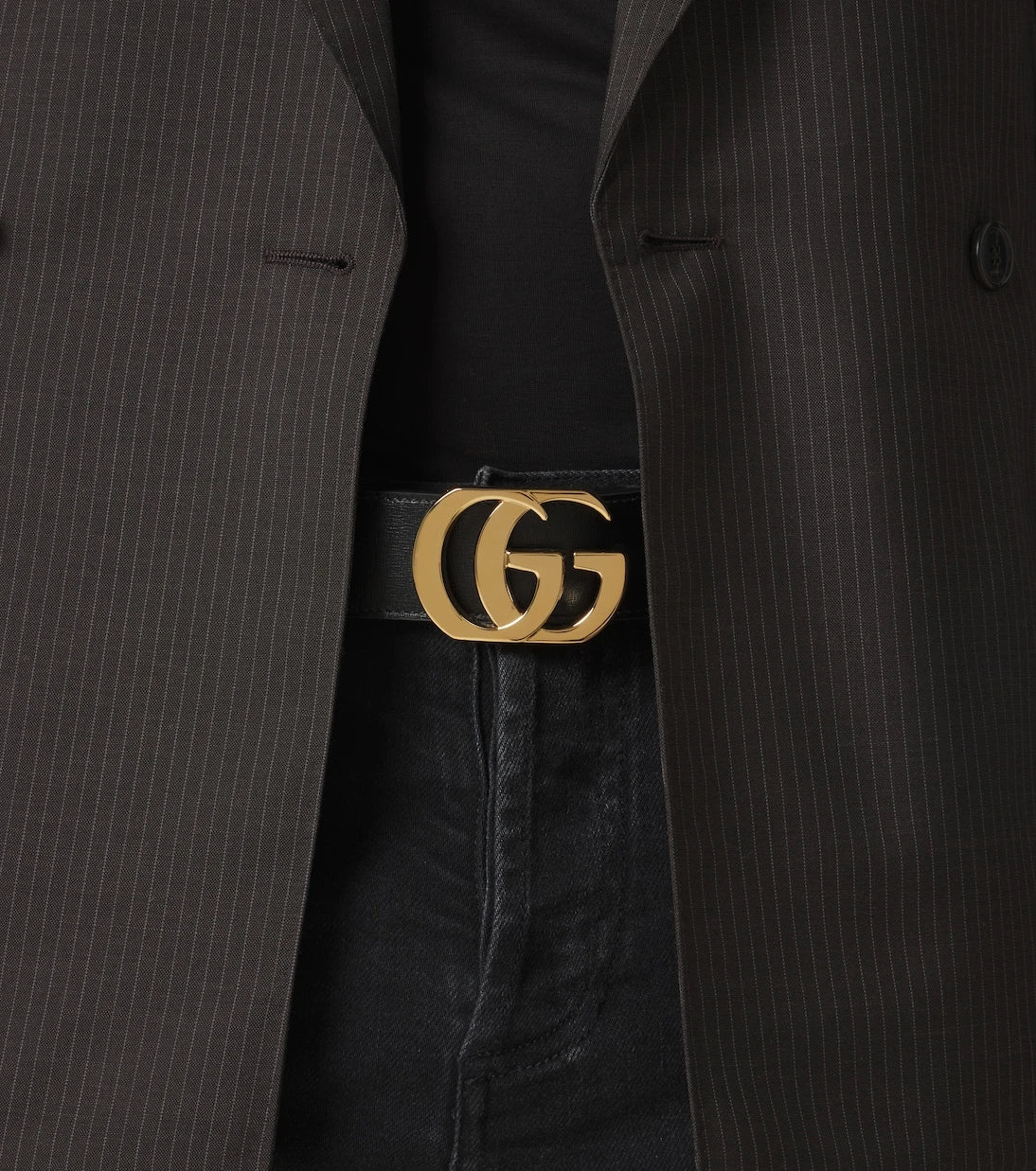 Gucci - Cut GG Marmont leather belt