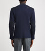 Navy Merino Wool-Cashmere 007 Sweater