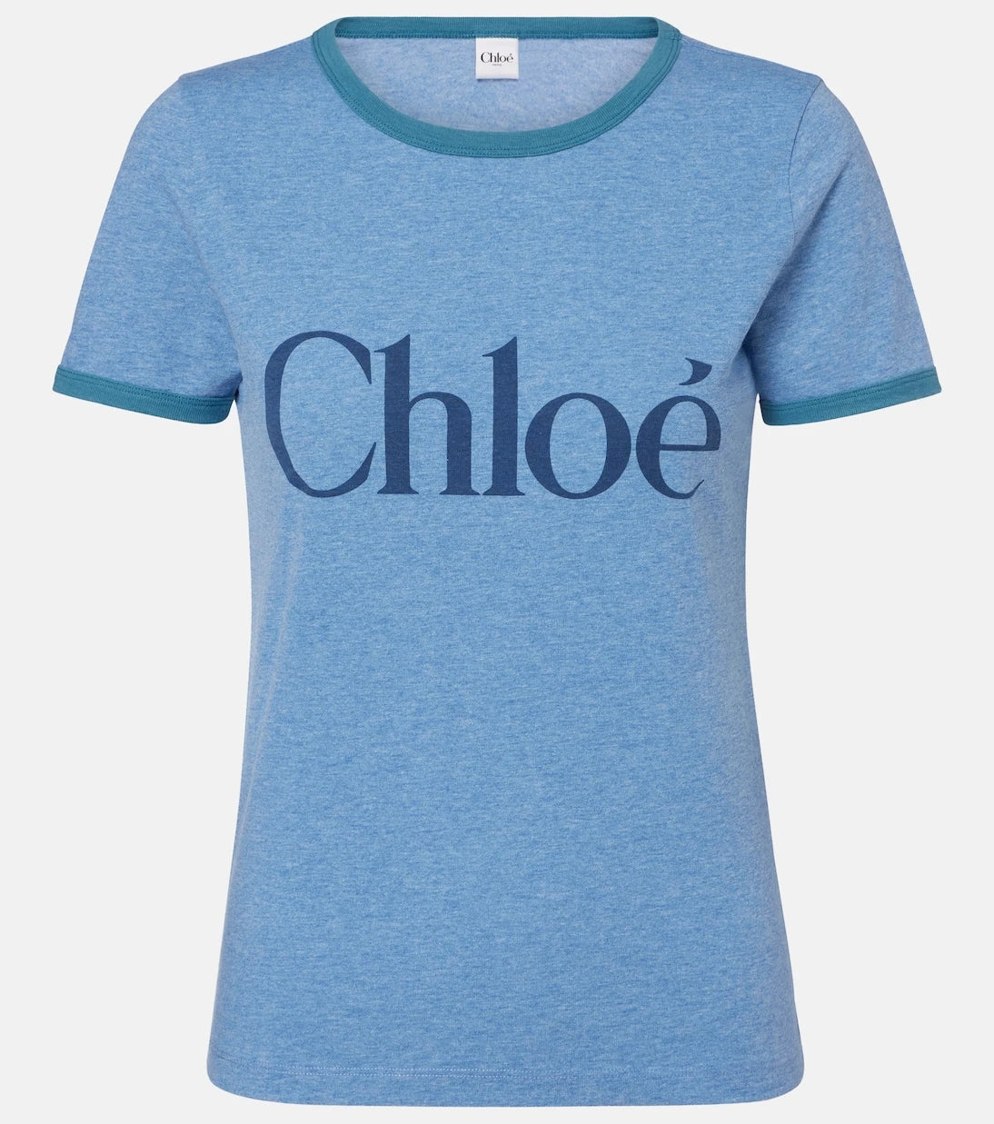 Chloé - Logo cotton-blend jersey T-shirt
