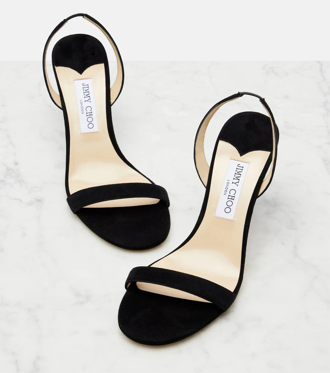 Jimmy Choo - Jenn suede slingback sandals