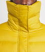 Yves Salomon Yellow Down-Fur Technical Puffer Jacket (60cm)