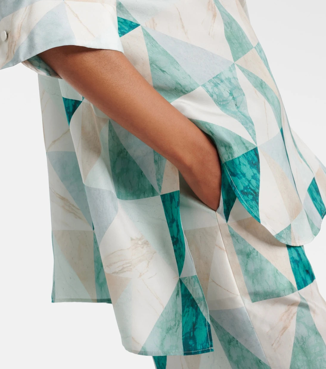 Joseph - Arcole printed oversized silk shirt