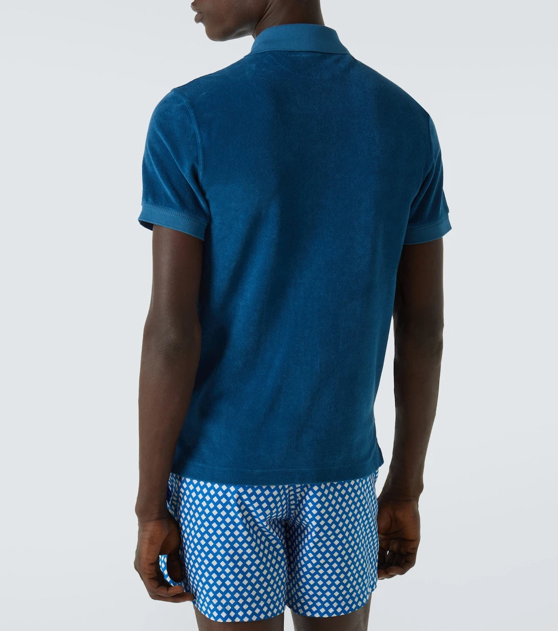 Tom Ford - Cotton-blend velvet polo shirt