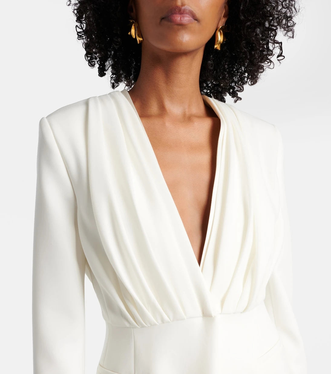 Max Mara - Gradi draped crêpe jacket