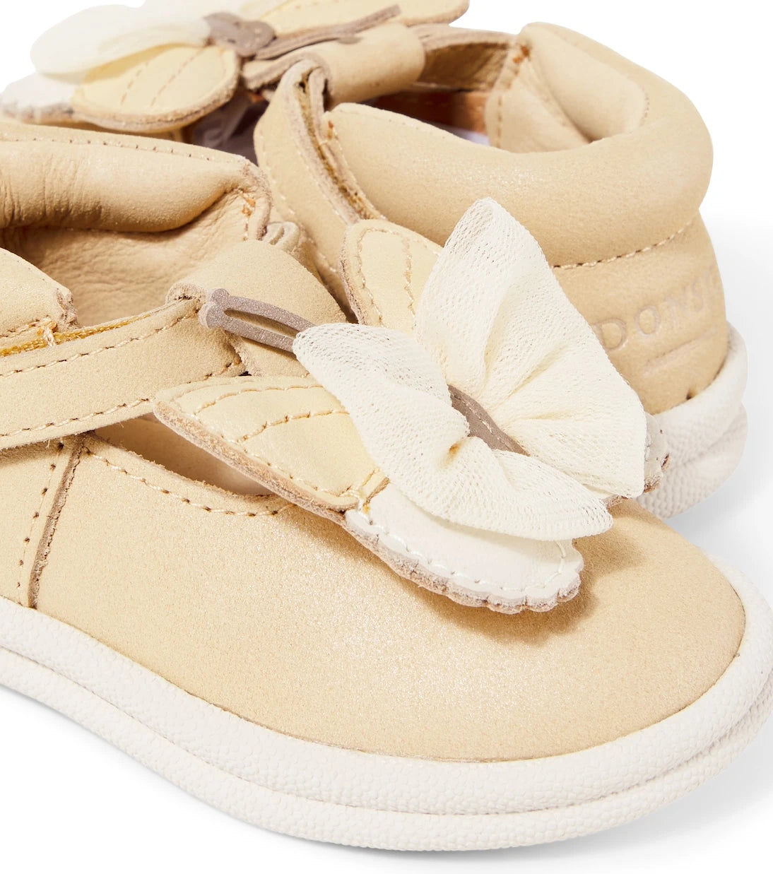 Donsje - Baby Vlindy metallic leather shoes