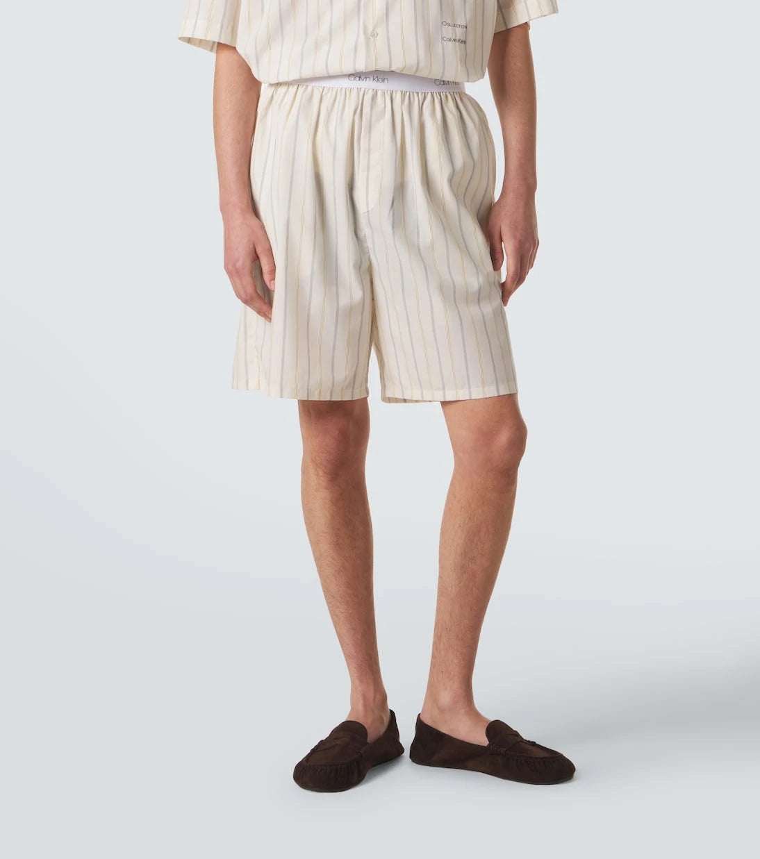 Calvin Klein Collection - Edward striped technical shorts
