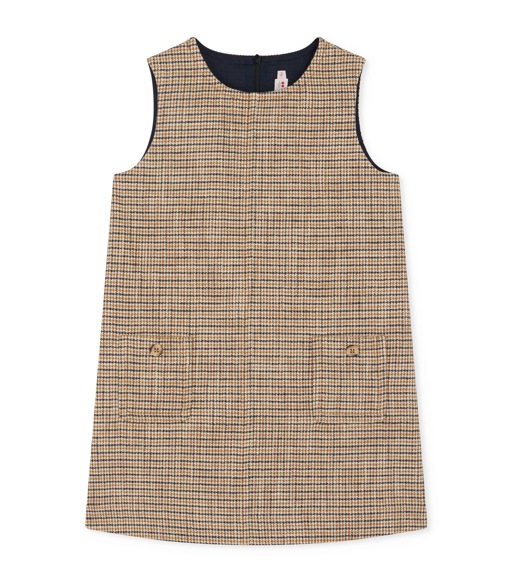 Cotton-Wool Tweed Jinette Dress (4-8 Years)