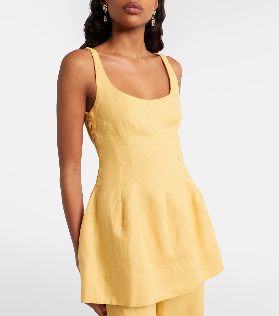 Faithfull - Syna peplum linen top