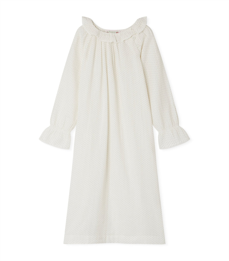 Cotton Spot Night Dress (4-8 Years)