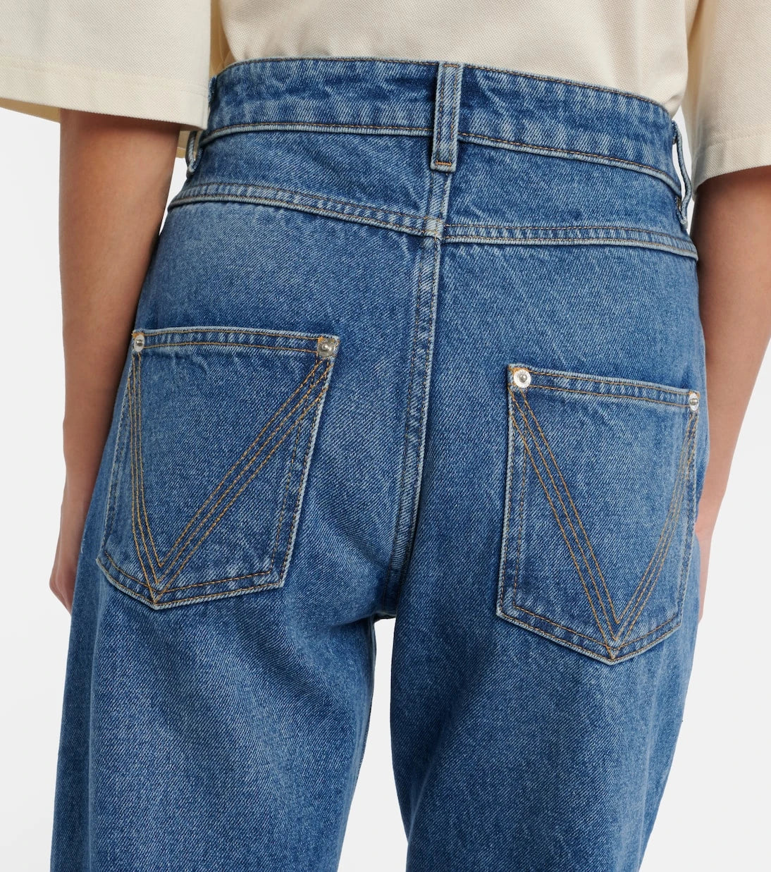 Bottega Veneta - High-rise straight jeans