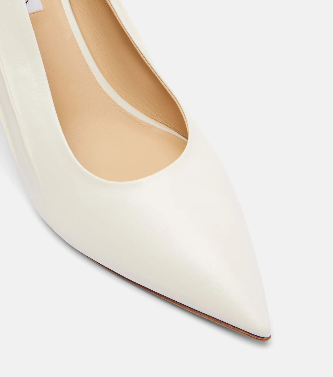 Gabriela Hearst - Amari 90 leather slingback pumps