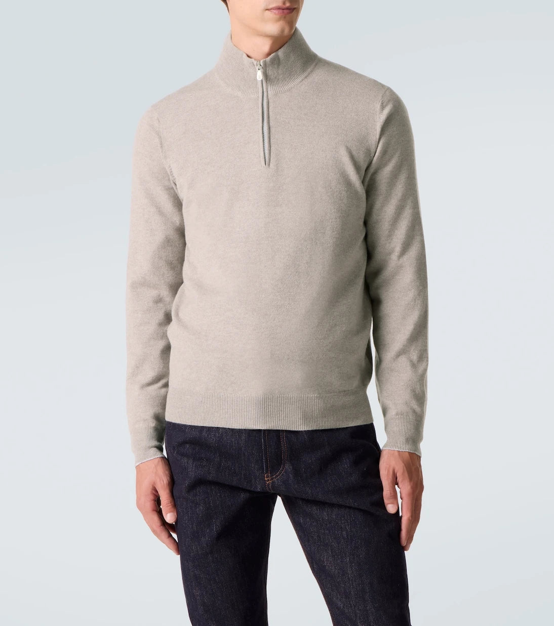 Brunello Cucinelli - Cashmere half-zip sweater