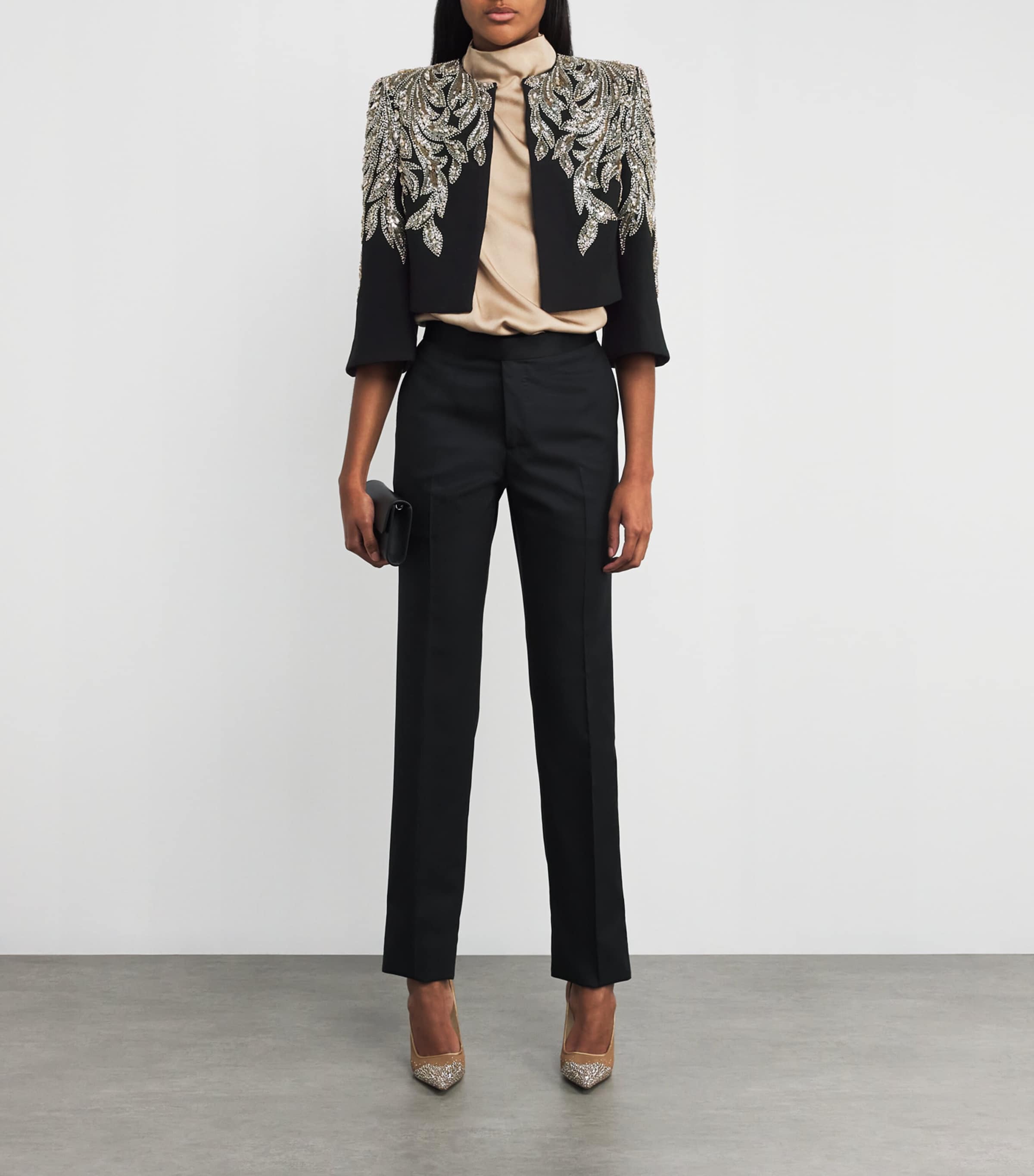 Embellished Versailles Cropped Jacket