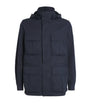 Belstaff Navy Water-Repellent Drome Jacket