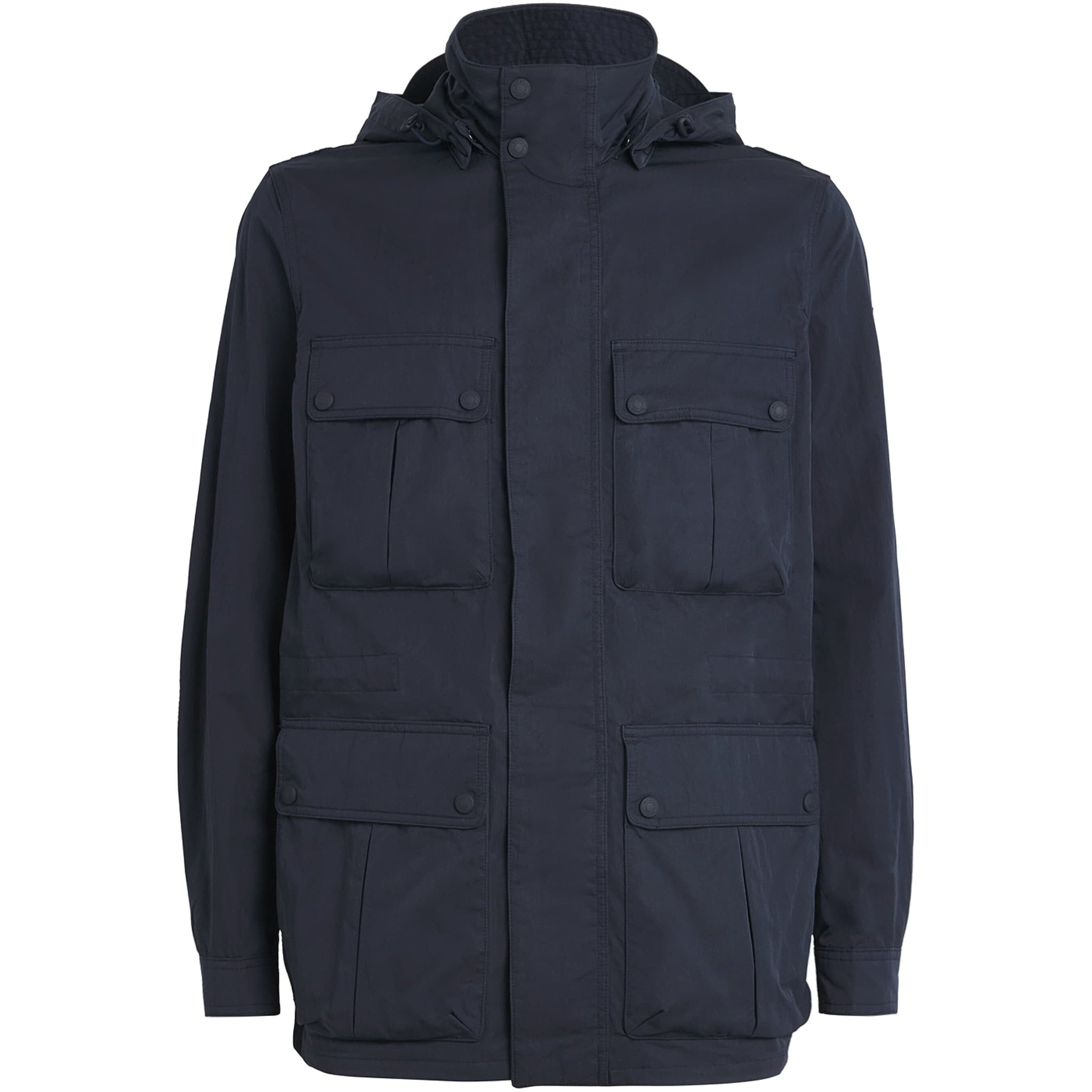 Belstaff Navy Water-Repellent Drome Jacket