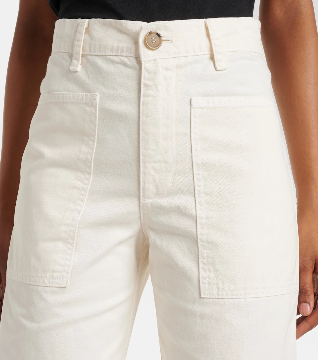 Velvet - Brylie cotton twill wide-leg pants