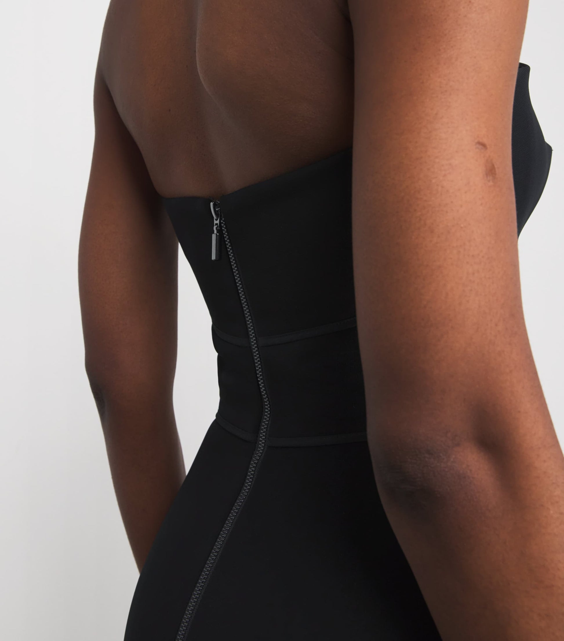 Maticevski Black Crepe Embellished Residence Gown