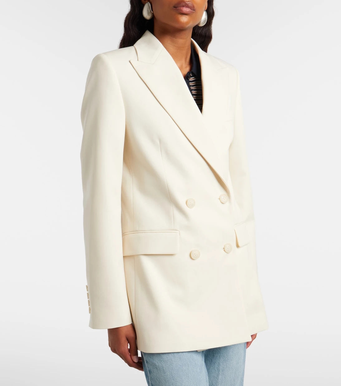 Nili Lotan - Weston double-breasted virgin wool blazer