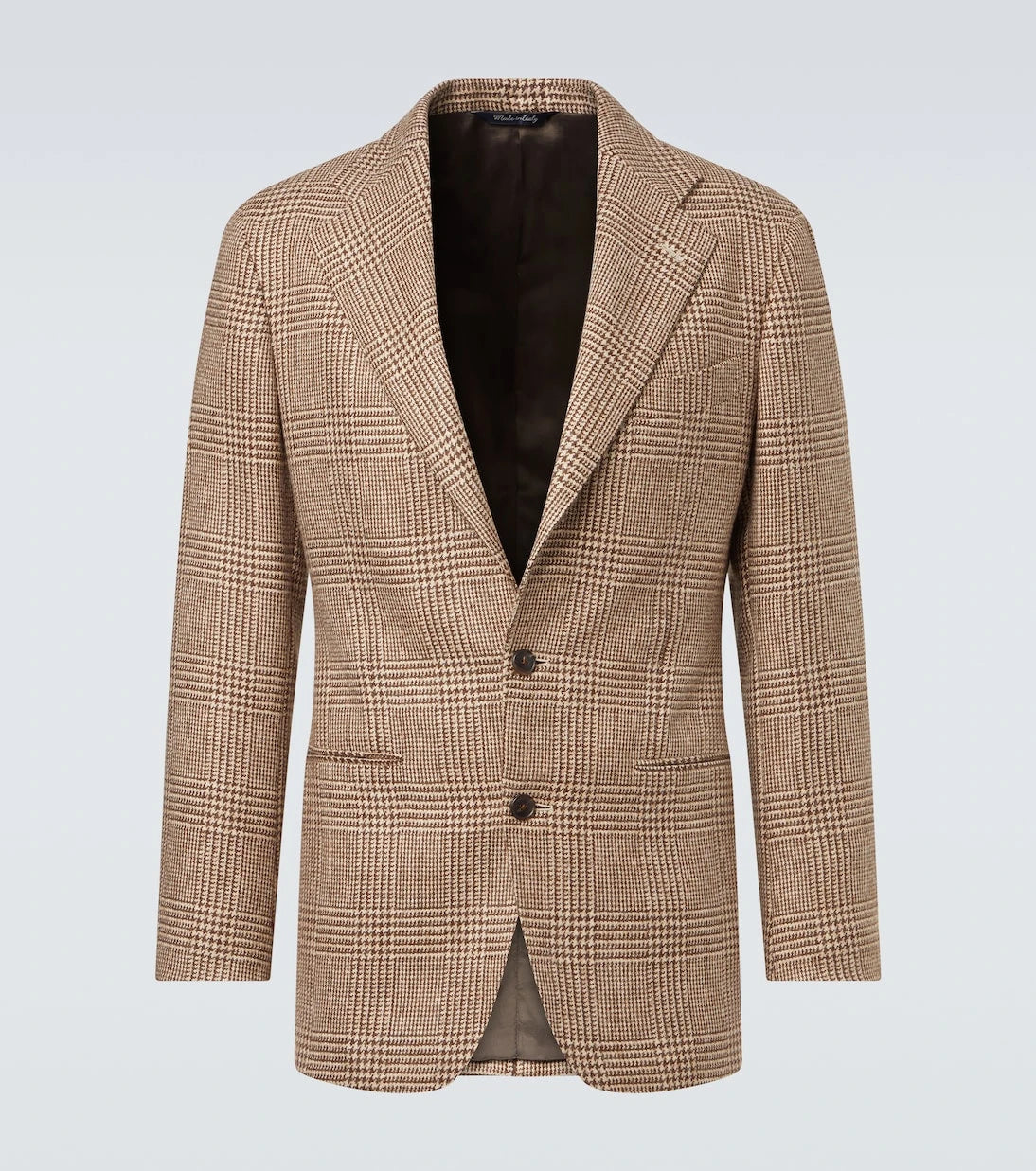 Saman Amel - Prince of Wales check alpaca blazer