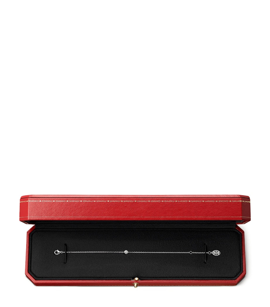 White Gold and Diamond Cartier d'Amour Bracelet