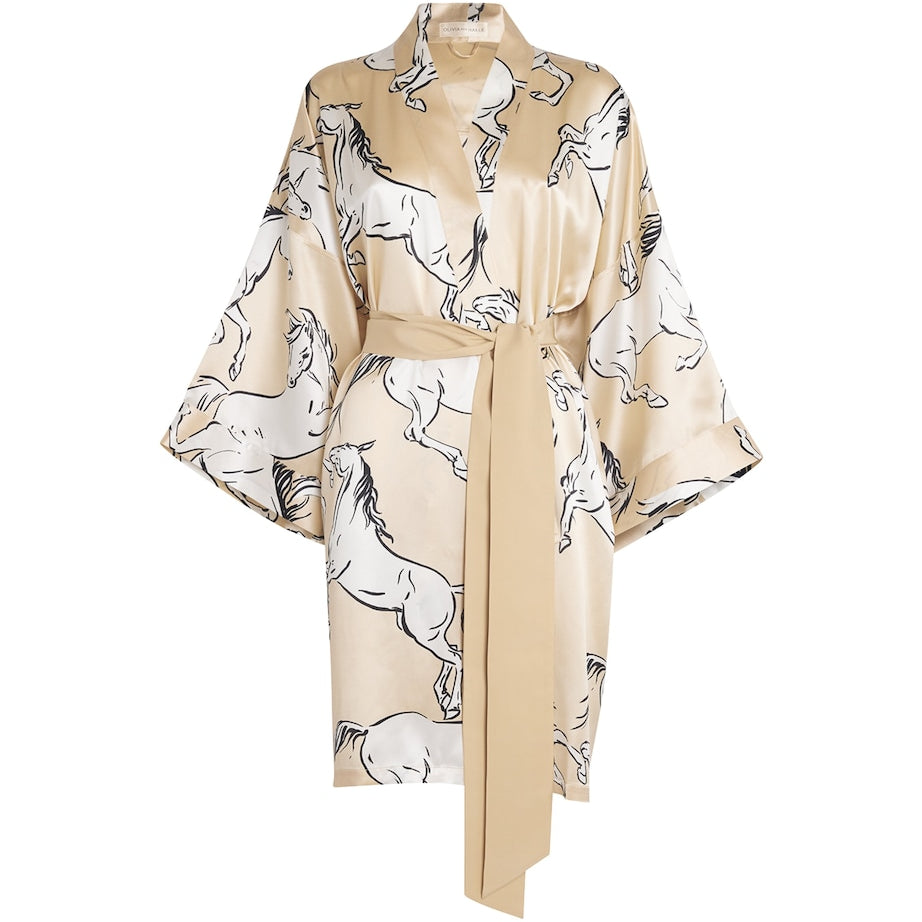 Gold Silk Mimi Clementine Robe