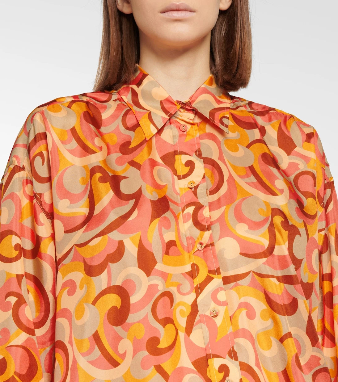 Zimmermann - Printed silk blouse