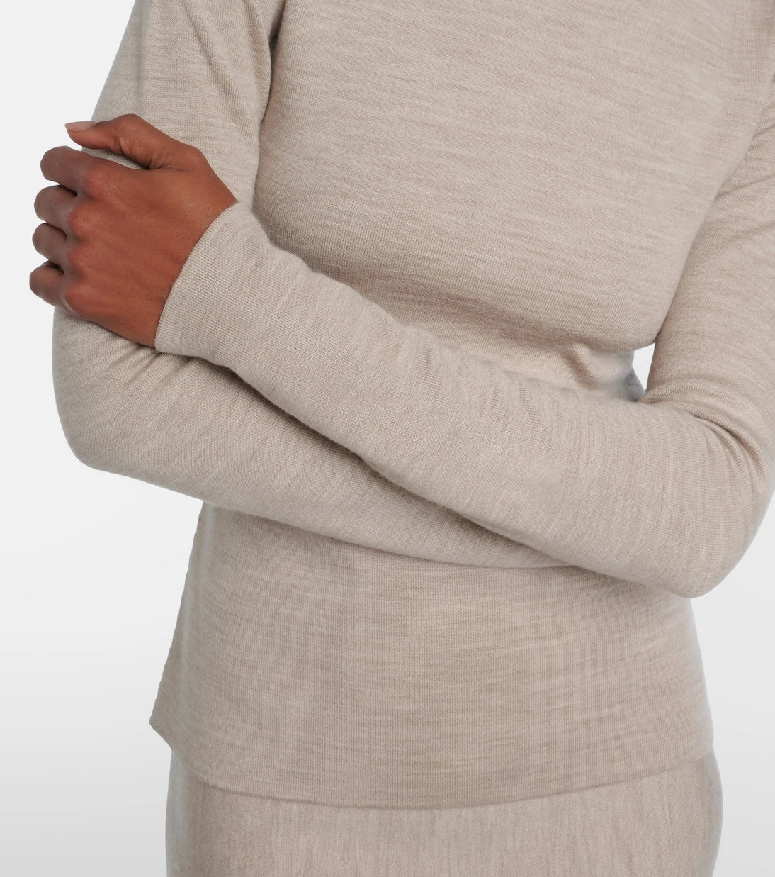 Gabriela Hearst - Wool, cashmere, and silk turtleneck top