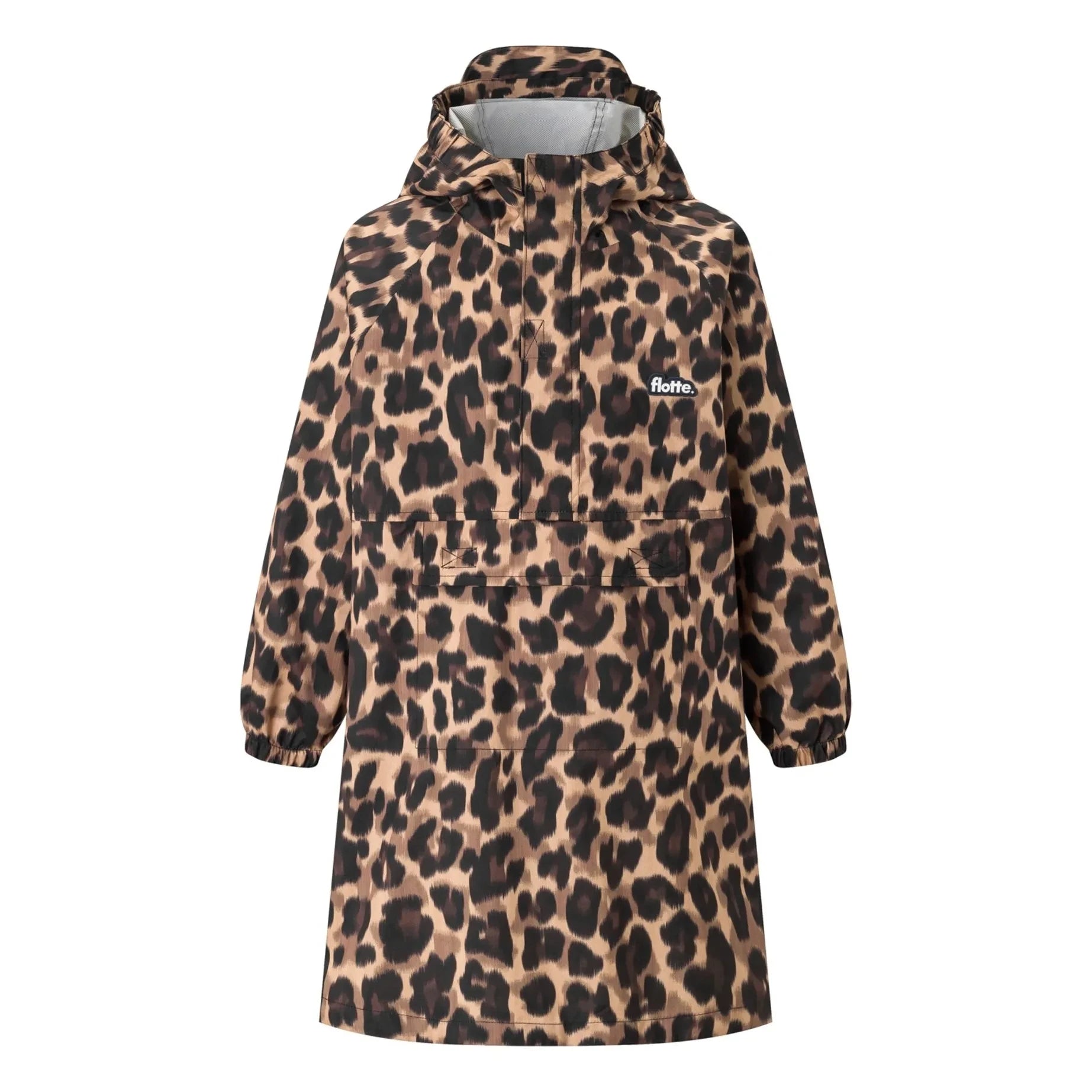 Flotte - Gabrielito Leopard Waterproof Cape Recycled fibers | Brown