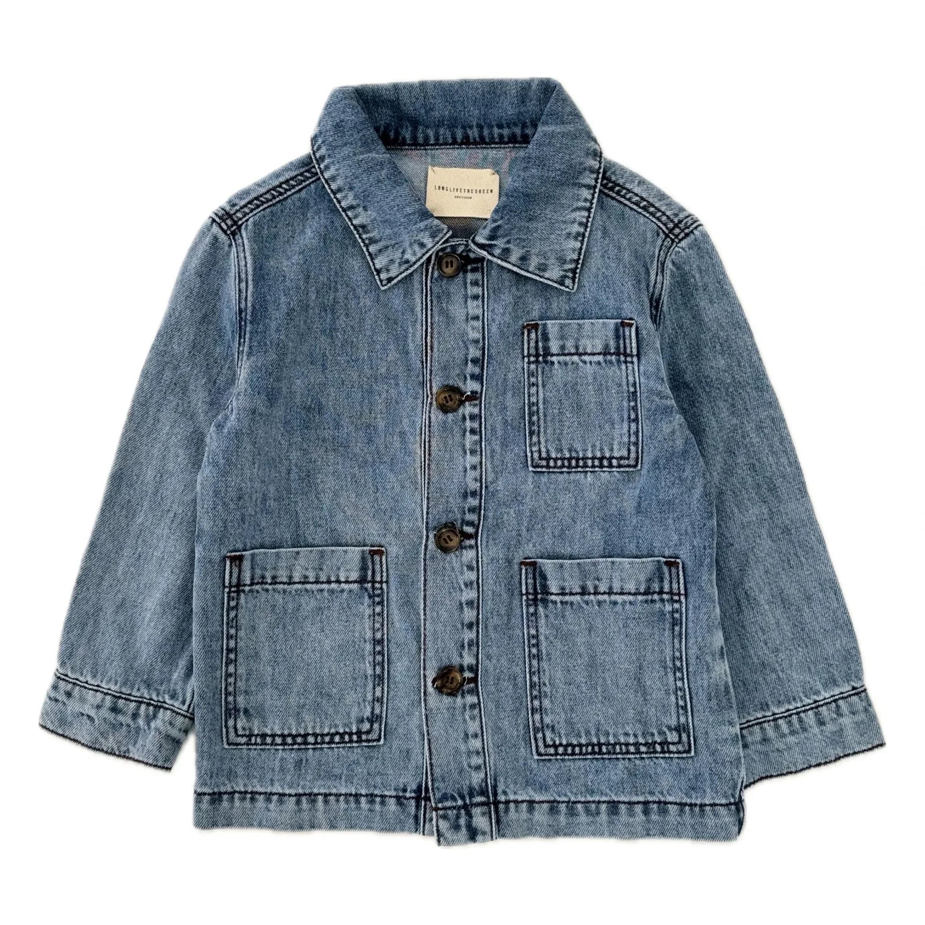 Longlivethequeen - Denim Jacket Pockets | Light Denim