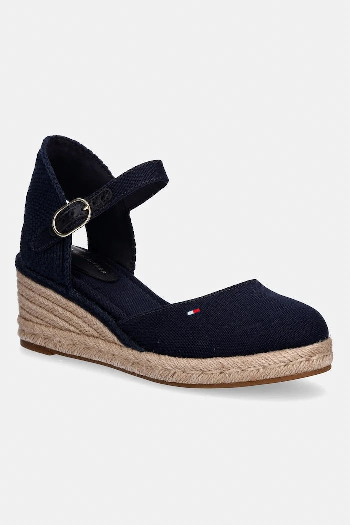 Tommy Hilfiger Kadın Espadril MID WEDGE ESPAD CLOSED TOE